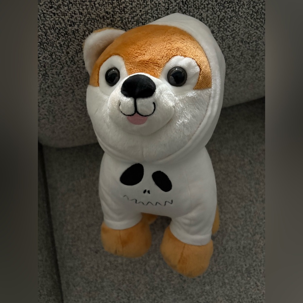 Miniso brand large puppy plush toy new with tags 14”